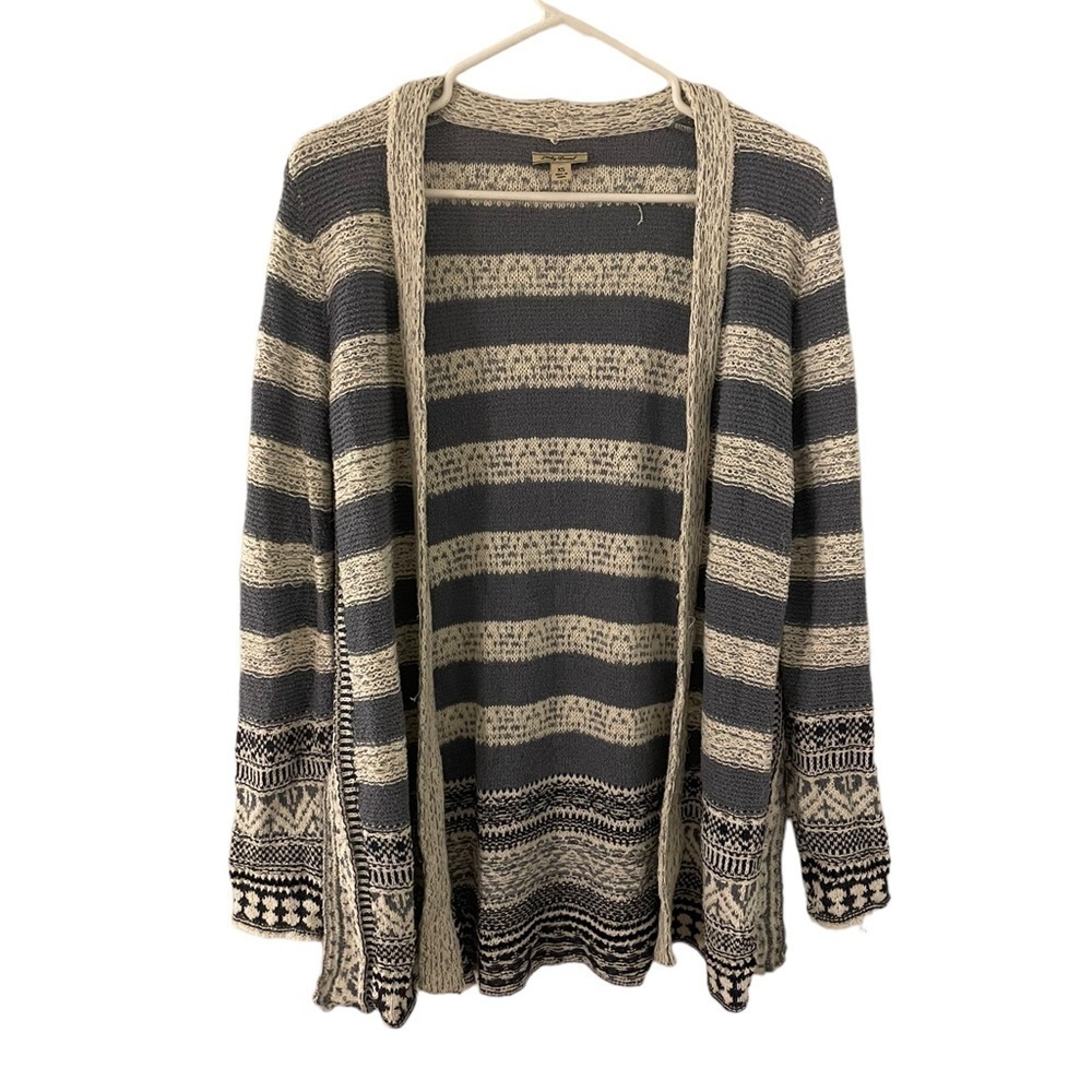 Lucky Brand Knit Open Front Cardigan XS